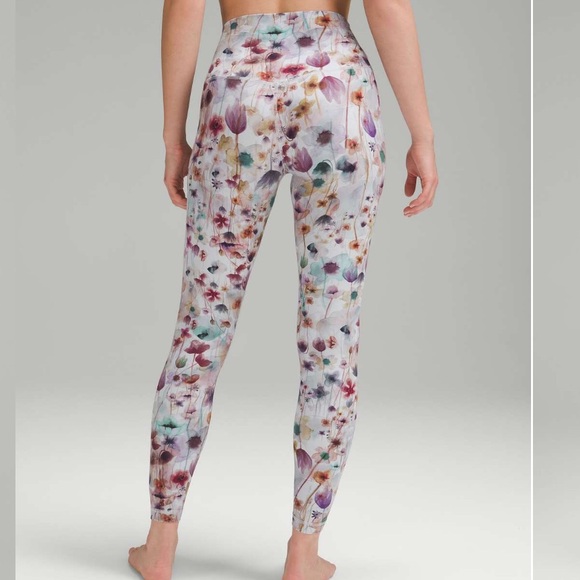 Lululemon Align Pants Mood Wash Floral Multi - Picture 2 of 4